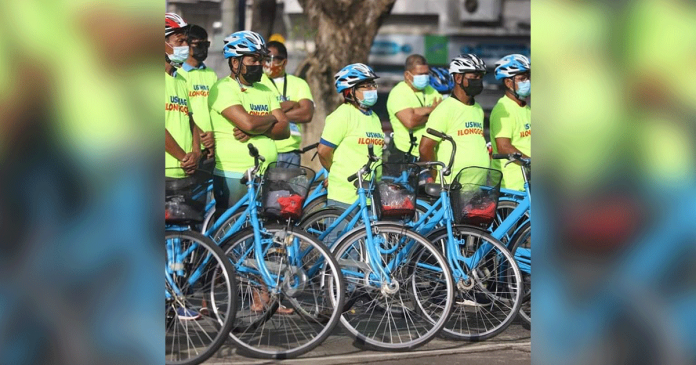 These bicycles will be used by barangay tanods in Iloilo City to patrol their jurisdiction. The city government turned over 54 bikes to watchmen of selected villages in the metro on Feb. 1. CMO