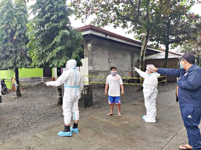 Residents of Libacao, Aklan are constantly being reminded to follow health guidelines – wear facemask and face shield, observe physical distancing and proper washing of hands with soap and water. PHOTO BY VINCENT NAVAROSA