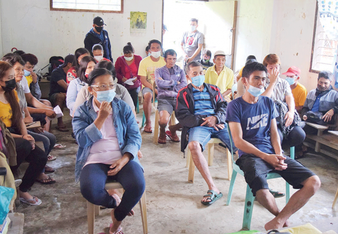 Indigenous people participate in the validation and workshop for Ancestral Domain Sustainable Development and Protection Plan for Agriculture in Libacao, Aklan as part of the implementation of the Kabuhayan at Kaunlaran ng Kababayang Katutubo program. DA-RAFIS6