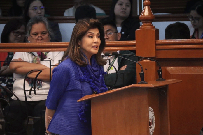 Sen. Imee Marcos says the Department of Health and the National Task Force Against COVID-19 block the country’s largest manufacturers of tobacco, milk, sugar, soda, and alcohol as well as multinational firms based in the Philippines from buying coronavirus disease 2019 vaccines.