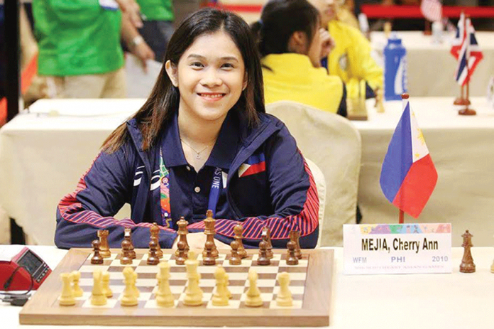 Cherry Ann Mejia triumphs in her blitz event and settled for a draw in the rapid event of Iloilo Kisela Knights’ win over Mindoro Tamaraws on Saturday. CHERRY ANN MEJIA/FACEBOOK