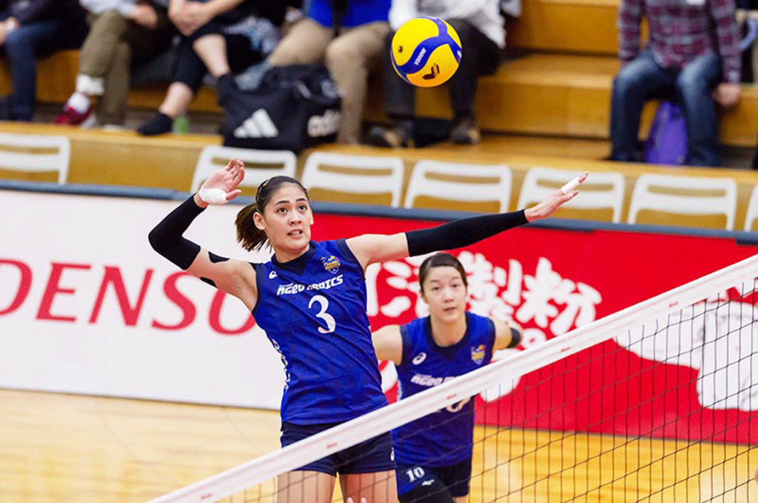 Jaja Santiago, Ageo Medics net gold in Japan Volleyball League