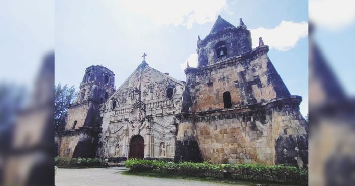 All public Masses in the Santo Tomas de Villanueva Parish Church in Miag-ao, Iloilo are suspended until further notice. PHOTO BY VINE NIEVALES