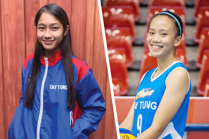 Bacolod Tay Tung High School Thunderbolts’ volleybelles Juliane Monares (left) and Kiesha Bedonia (right) are set to play for Far Eastern University Lady Tamaraws in the University Athletic Association of the Philippines. Juliane Monares, Volleyball PH