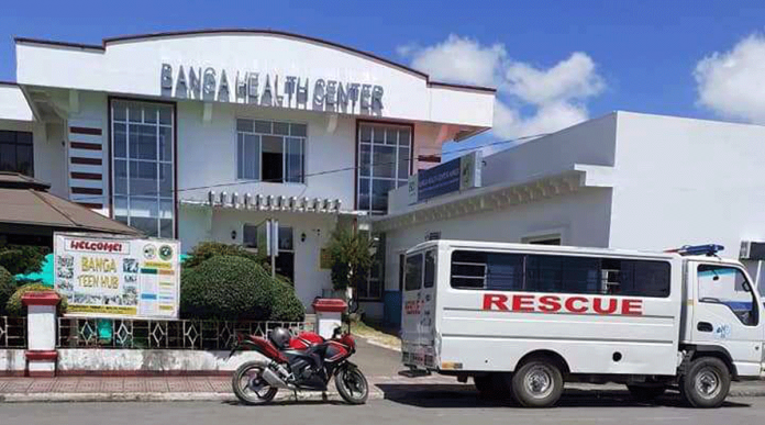 This is the health center of Banga, Aklan. Banga inter-agency taskforce advises residents to stay home to avoid spreading or catching coronavirus disease.