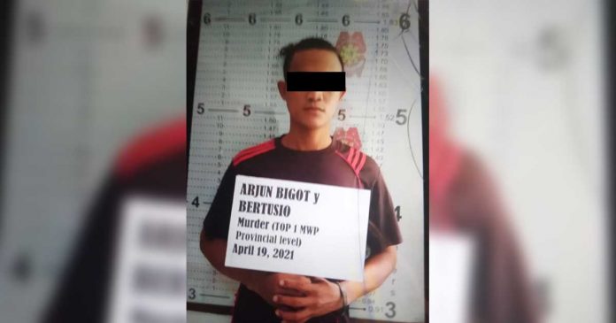 Mugshot of the No. 1 most wanted person in Iloilo province arrested in Ajuy, Iloilo yesterday.