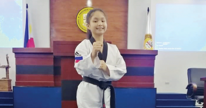 Aklan’s Fyll Xylyl Krystyl Oliva of RR Taekwondo Training Center captures gold medal in Poomsae and silver medal in kyorugi in the Mexico Virtual Cup Taekwondo International Championship. FYLL XYLYL KRYSTYL OLIVA/FACEBOOK