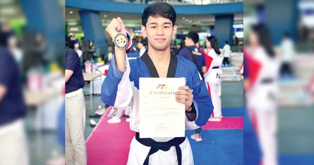 Olympic-bound Barbosa to seize gold in taekwondo