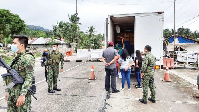 The Provincial ASF Crisis Management Task Force Quarantine Team conducts a veterinary quarantine checkpoint at Brgy. Buhang, Pandan, Antique with the support of Pandan Municipal Police Station uniformed personnel. Governor Rhodora Cadiao says that Antiqueños should support the government initiative to keep Antique ASF-free. ANTIQUE PROVET