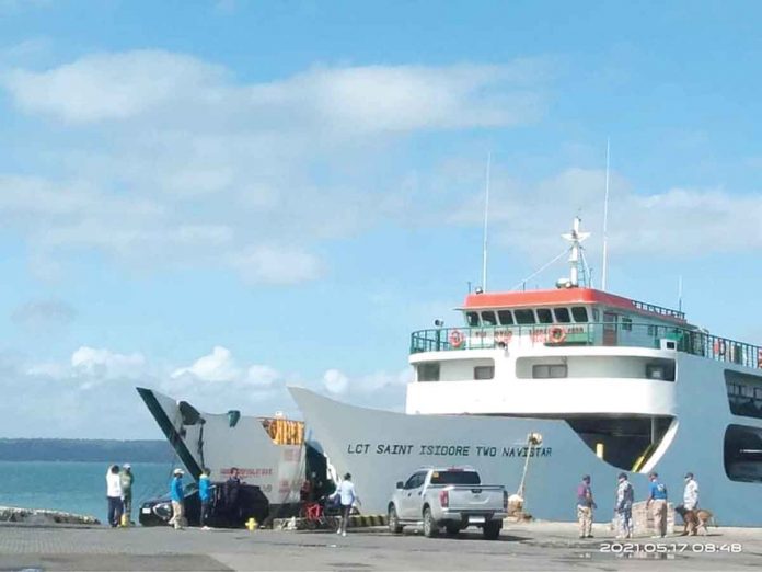 A passenger vessel docked at the Dumangas Port in Iloilo halted passenger service starting Tuesday after a travel moratorium was imposed until the end of the month. Sea voyage between the neighboring cities and provinces in Western Visayas was banned after Iloilo City was placed under MECQ from May 23 to 31, 2021. FEDERATION FIRE/FACEBOOK