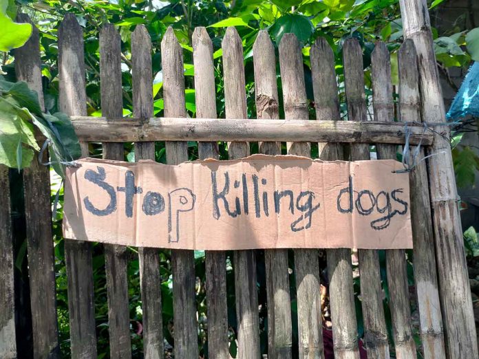 Residents of Barangay Nazareth, Sibalom, Antique demand justice for the poisoning of their pet dogs.