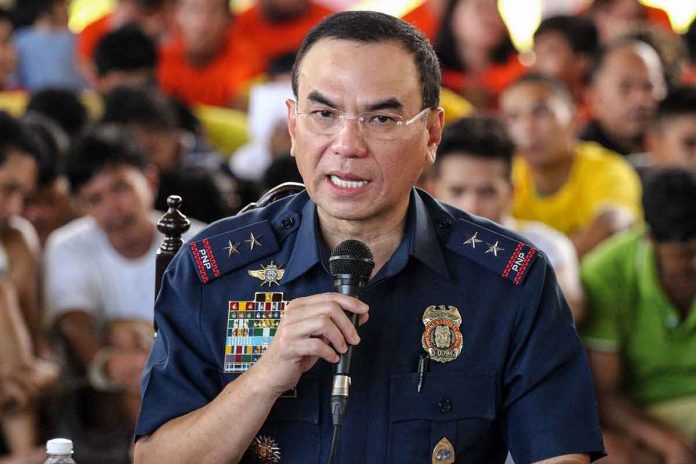 “If indeed Sen. Pacquiao said that there was corruption in the procurement of bodycams, we would appreciate if he could provide us the details and I assure him that we would look into it,” says Philippine National Police chief Gen. Guillermo Eleazar. INQUIRER PHOTO/ JAM STA ROSA