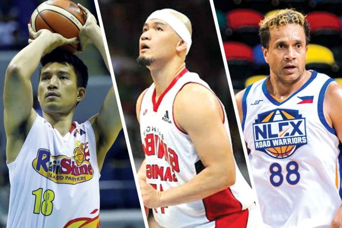 From left to right: YAP, CAGUIOA, TAULAVA. PBA, PBA ON AKTV, GETTY IMAGES