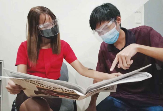 To prevent the spread of coronavirus disease 2019, people wear facemasks and face shields. The House Ways and Means Committee approved a bill on Monday that exempts the production, importation, sale, and donation of critical medical supplies and essential goods during public health emergencies. ABS-CBN NEWS