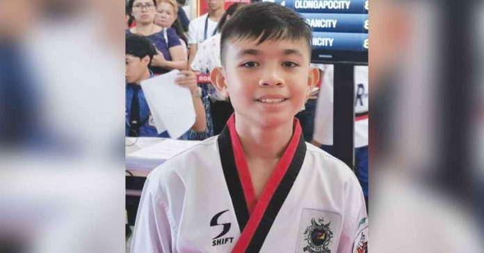 With eight points, Cyd Edric Esmaña of Iloilo MVP Taekwondo Gym lands on the top spot of the Male Cadet Blackbelt Poomsae Category of the 2021 Smart/MVPSF Online National CPJ Speed Kicking and Poomsae Championship on Sunday.