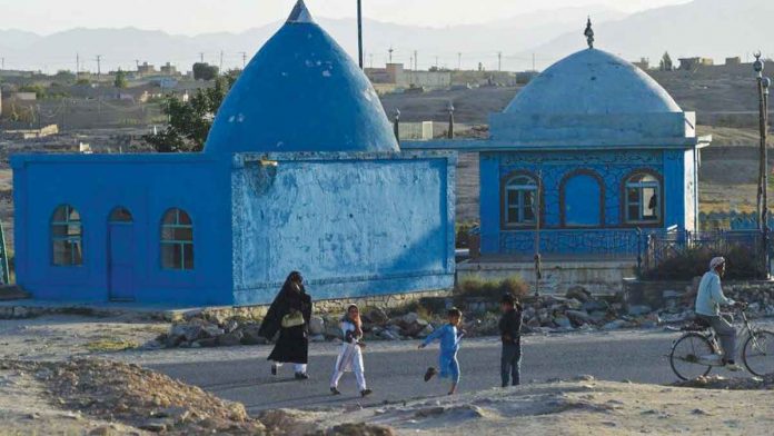 The Hazara people traditionally live in the mountainous central belt of Afghanistan. Recently, the Taliban “massacred” and brutally tortured several members of the Hazara minority, according to human rights group Amnesty International. GETTY IMAGES