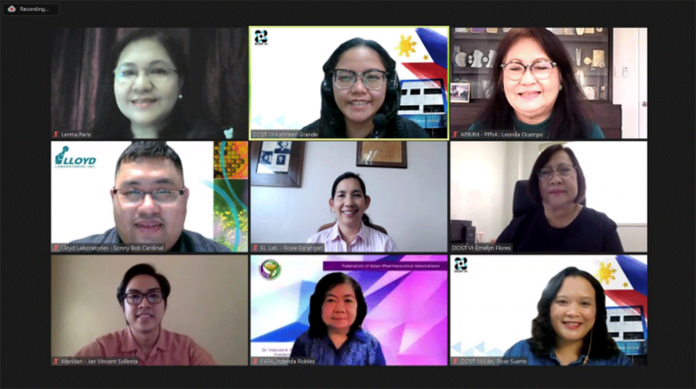 Speakers and participants during the online Focus Group Discussion on pharmaceuticals (generic drugs) subsector.