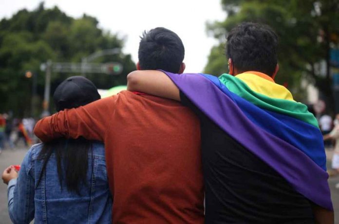 Members of Mexico’s LGBT community are pictured as they mark Pride month in Mexico City, Mexico. REUTERS/EDGARD GARRIDO