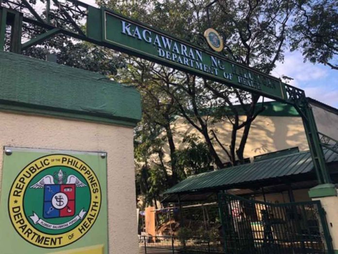 Facade of the DOH main office in Manila. INQUIRER