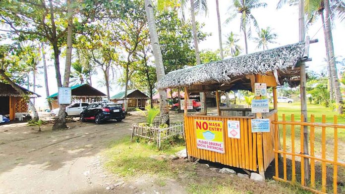 A resort in Oton, Iloilo reopens to tourists on the first day of the province’s general community quarantine. PANAY NEWS PHOTO