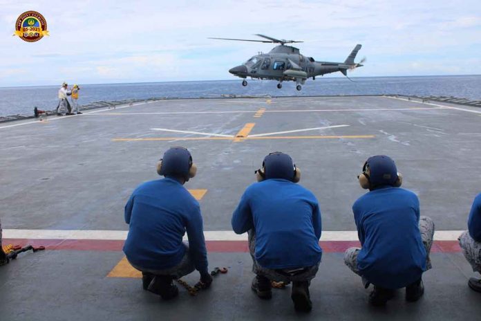 Around 797 personnel from the Philippine Army, Philippine Navy and Philippine Air Force joined a military exercise in Patnongon, Antique aimed at strengthening their interoperability. PHILIPPINE NAVY PHOTOS