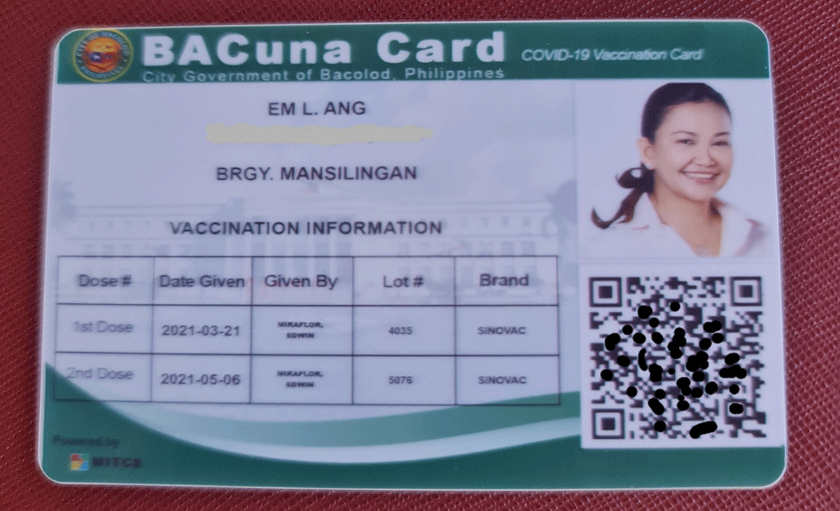 Bacolodnons Urged To Secure ‘bacuna’ Cards