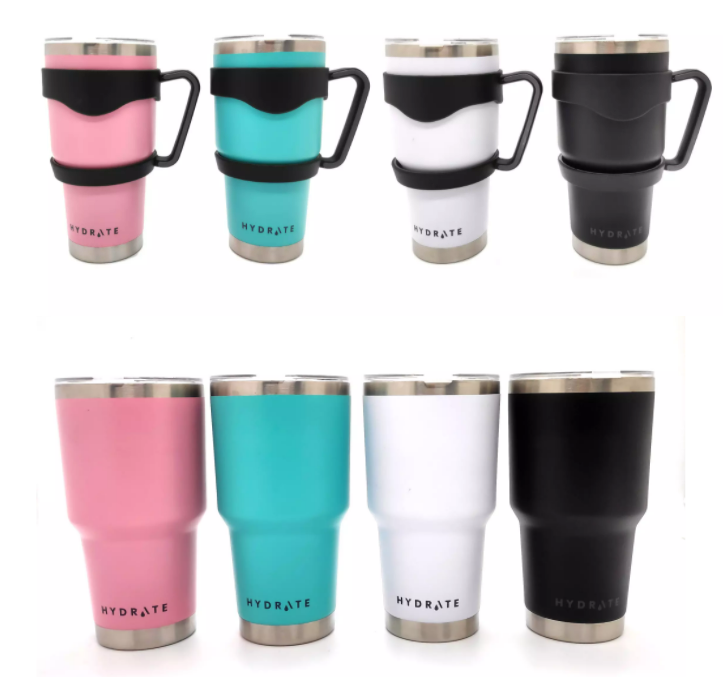 Stay hydrated with these cool tumblers from Surplus. 