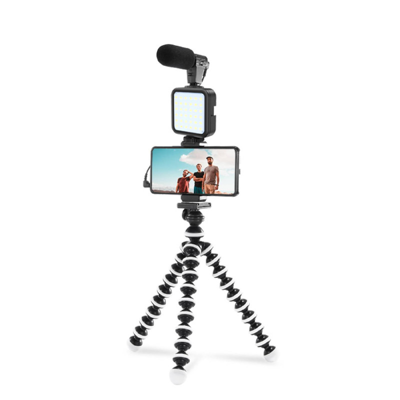 Upgrade your vlogging skills with this 4 in 1 vlogger set that has all the accessories you need for a great video recording.