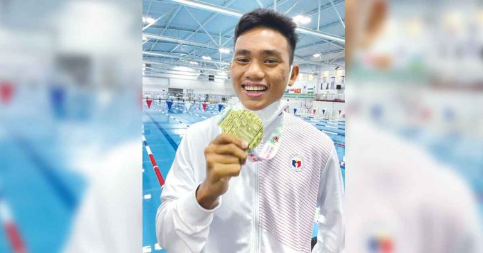 Ariel Alegarbes of Silay City, Negros Occidental clinched a gold medal in the 100-meter butterfly in the ongoing Asian Youth Paralympic Games in Bahrain.