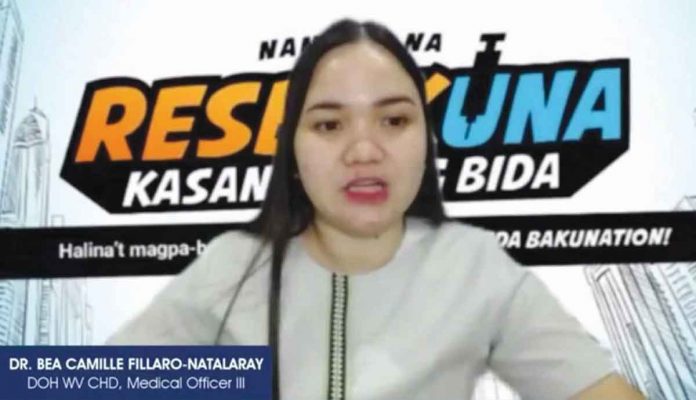 “Ang local governments dapat maghimu sang immediate nga pag-isolate sa mga symptomatic individuals,” says Dr. Bea Camille Natalaray, spokesperson of the Department of Health in Region 6.