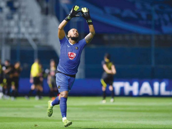 Louie Casas, Kaya Futbol Club-Iloilo goalkeeper, is retiring. He is migrating to the United States with his family. PHOTO COURTESY OF KAYA-ILOILO