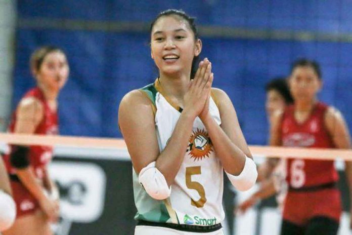 Mika Reyes is a former national women’s volleyball team mainstay. PVL PHOTO