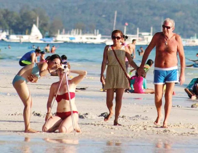 The foreign holidaymakers this summer in Boracay Island are booming as tourism started picking up.