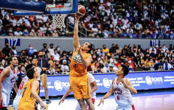 Negrense center Raul Soyud of NLEX Road Warriors is uncontested with his layup. PBA MEDIA BUREAU