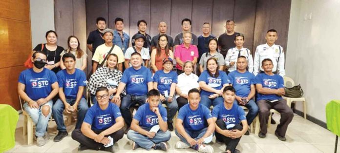 The staff and employees of St. Therese Chapels headed by Mr. Jaresh Ng, general manager together with the invited suppliers and guests in an intimate thanksgiving lunch.