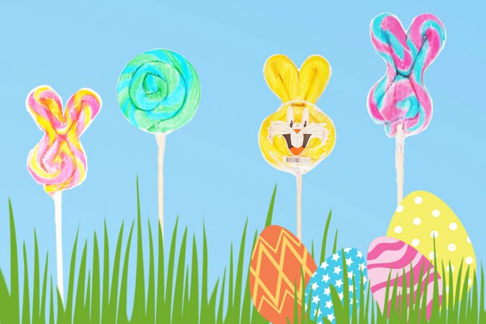 Tuck a bouquet of these Swirl Pops to your Easter basket.