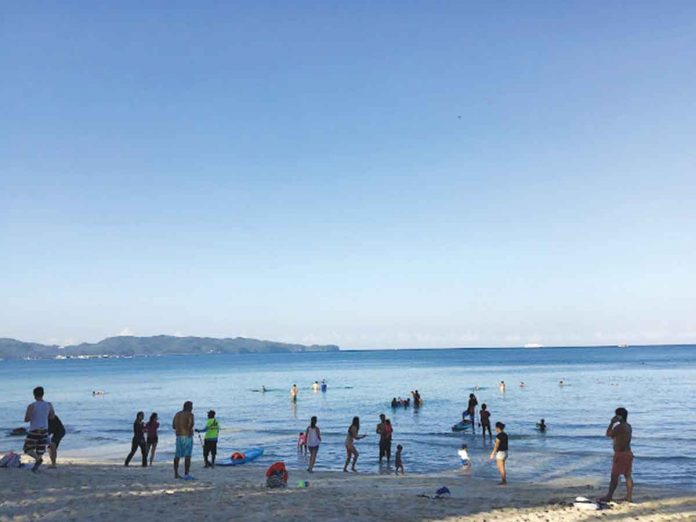 The Boracay Island inbound tourist arrivals reached 45,000 during the 2022 Holy Week celebration.