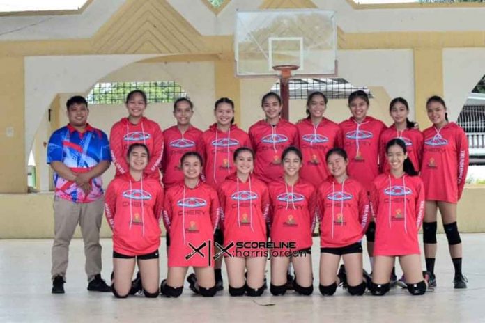 The Chery Tiggo Thunderbolts clinches the championship of the Gametime National 20-Under Women’s Volleyball League last night in Maasin, Iloilo. PHOTO COURTESY OF HARRIS JORDAN BITALAC