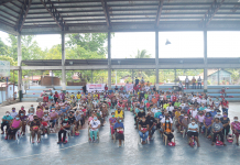 Group photos during the gift giving activity in Barangay San Pedro, San Jose, Antique