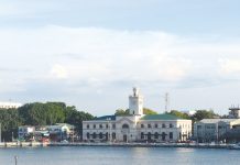 The century-old Bureau of Customs on Muelle Loney, Iloilo City with the Iloilo River in the foreground. PN PHOTO