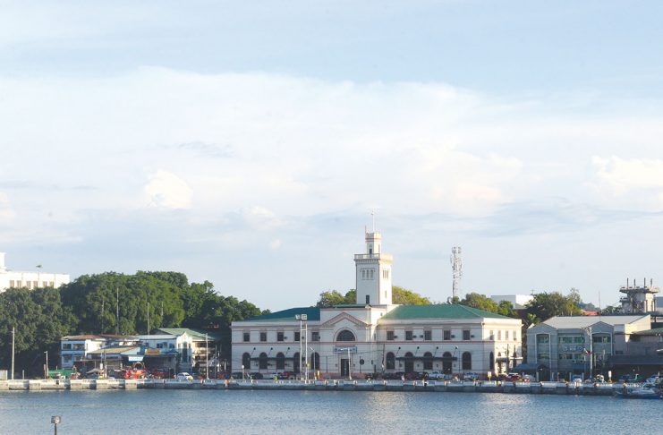 The century-old Bureau of Customs on Muelle Loney, Iloilo City with the Iloilo River in the foreground. PN PHOTO