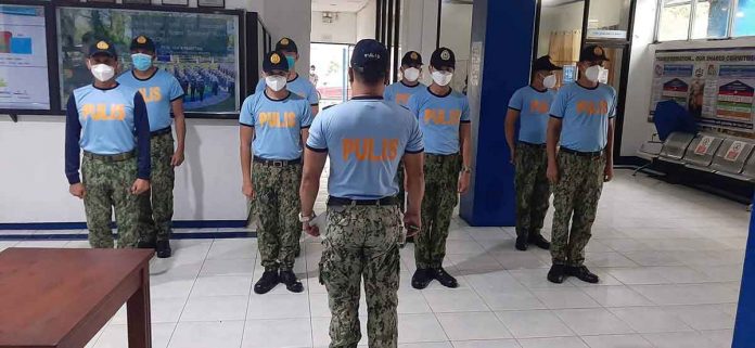 An 8-man Reactionary Standby Support Force (RSSF) of NOCPPO for Search and Rescue deployment to the families affected by Tropical Depression "Agaton." Negros Occidental Police Provincial Office