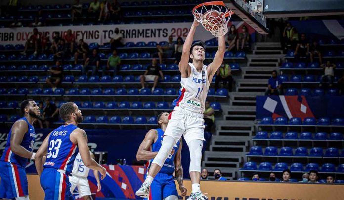 Kai Sotto looks to become the first homegrown Filipino player in the NBA. FIBA PHOTO