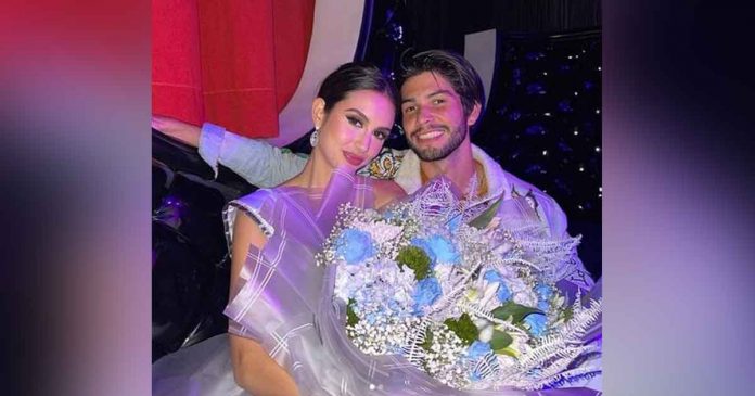 Miss Universe Philippines and boyfriend, football player Matthew Custodio. ABS-CBN NEWS PHOTO