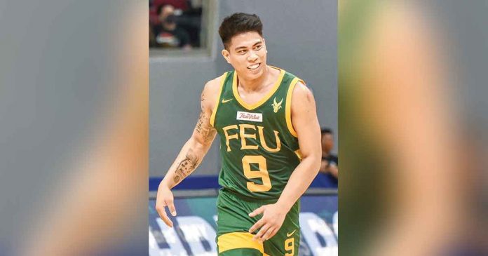 John Bryan Sajonia drilled seven outside shot to finish with career-best 27 points, four rebounds, two assists, and a steal. UAAP MEDIA BUREAU PHOTO