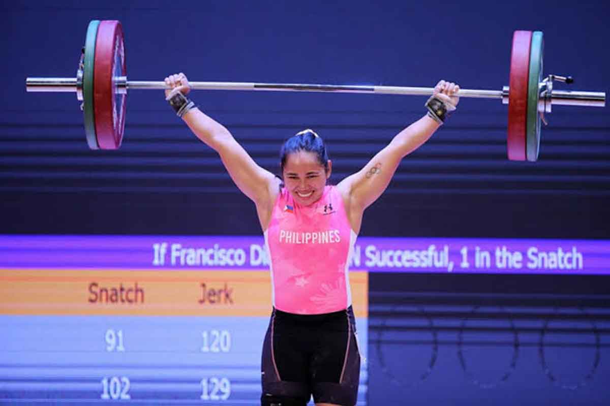 Hidilyn Diaz lifts 2nd SEA Games gold