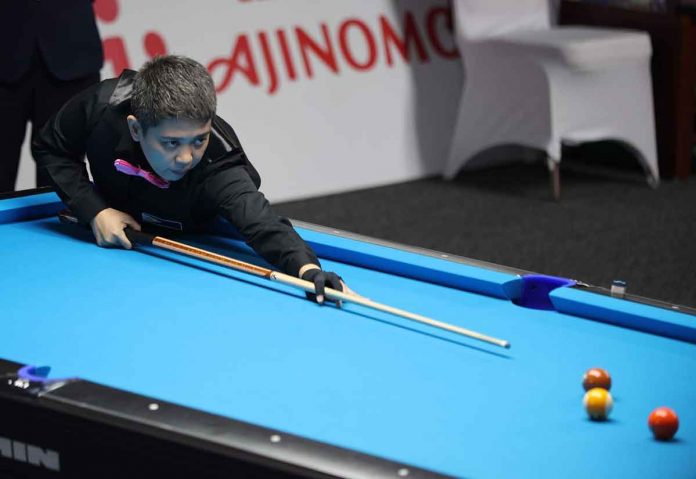 Rubilen Amit remains the queen of SEA Games women’s 9-ball pool singles. PSC MEDIA PHOTO