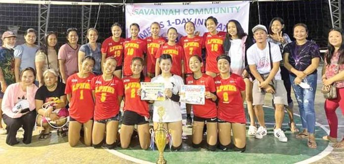 The Jiggy’s Angels squad rules the Savannah Community Womens 1-Day Volleyball League. PHOTO COURTESY OF JIGGY GALLO