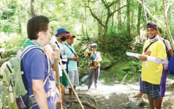 These are some of the participants of a training-workshop on community-based ecotourism development sponsored by the United Nations Development Program - Biodiversity Finance Initiative, in partnership with the Department of Environment and Natural Resources, at Sibalom Natural Park in Antique. PHOTO COURTESY OF SNP