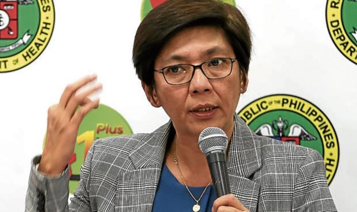 The COVID-19 vaccine’s emergency use authorization from the Food and Drug Administration will be invalid once the President lifted the state of calamity in the country, says Health undersecretary Maria Rosario Vergeire. INQUIRER file photo / EDWIN BACASMAS